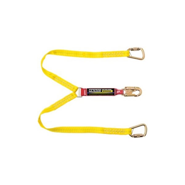 Gemtor 6 ft.L Tie-Back Sp Lanyard, 100 perc Tie-Off TB1101LY6 - main